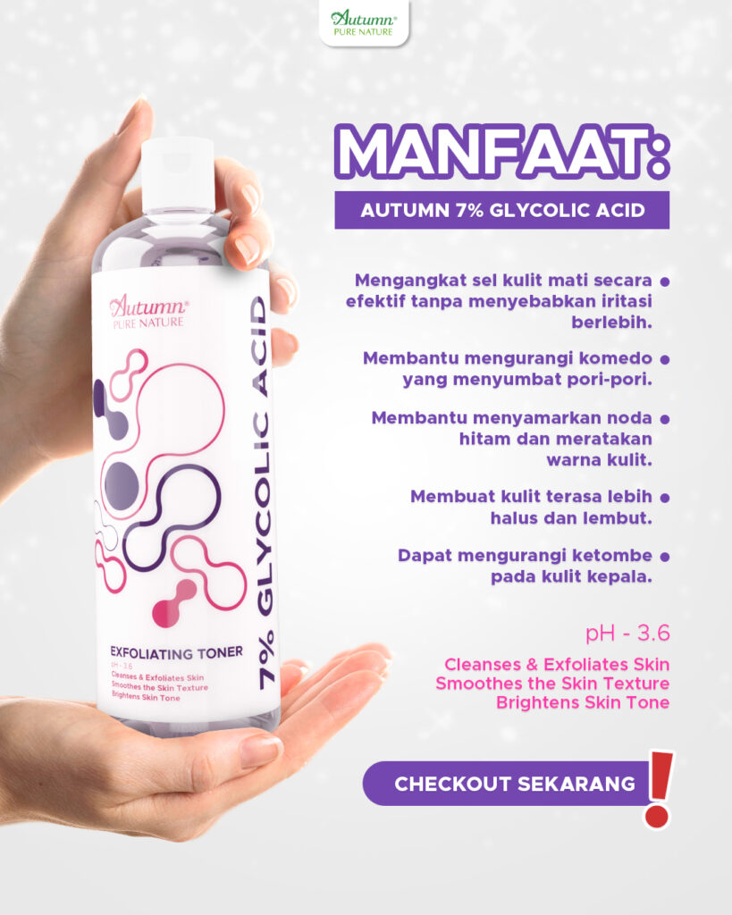 yang kulitnya rewel, sini merapat! udah coba autumn 7% glycolic acid exfoliating toner belom❓ini (2)