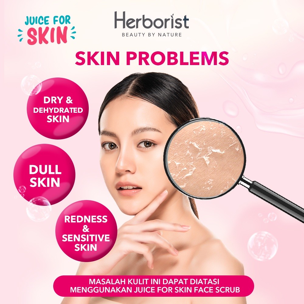 herborist juice for skin face scrub 60ml herborist juice for skin face scrub 60ml