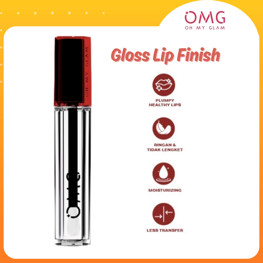 omg oh my glam gloss lip finish 2.7g/lip gloss omg oh my glam gloss lip finish 2.7g/lip gloss
