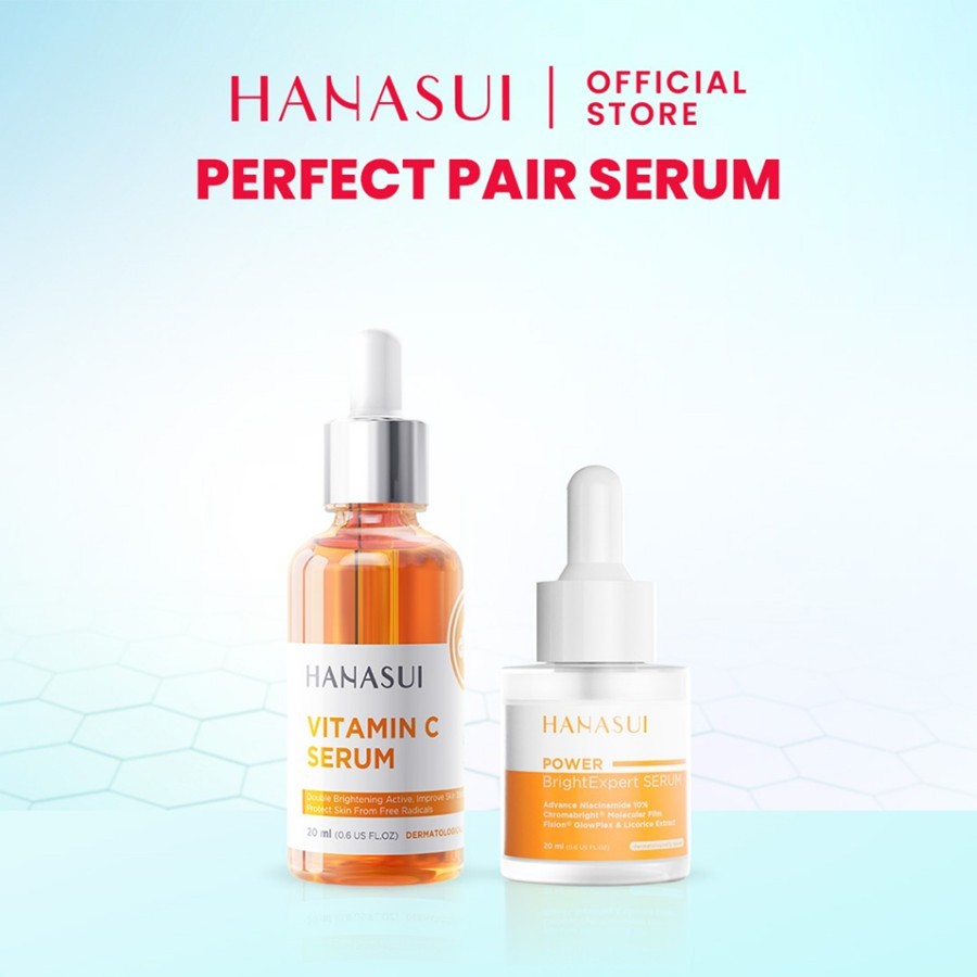 hanasui power bright expert serum 20ml/serum wajah hanasui power bright expert serum 20ml/serum wajah