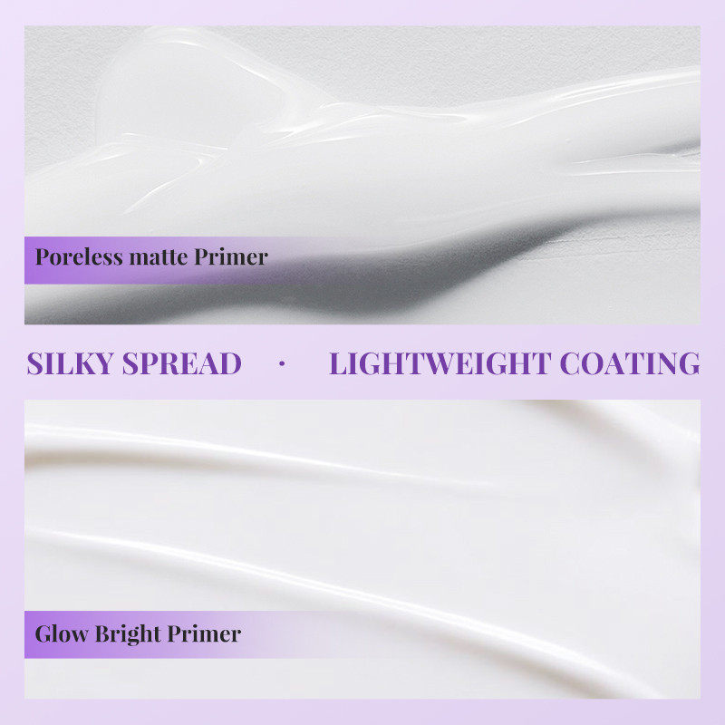kormesic poreless matte primer and glow bright primer 30g/alas make up kormesic poreless matte primer and glow bright primer 30g/alas make up
