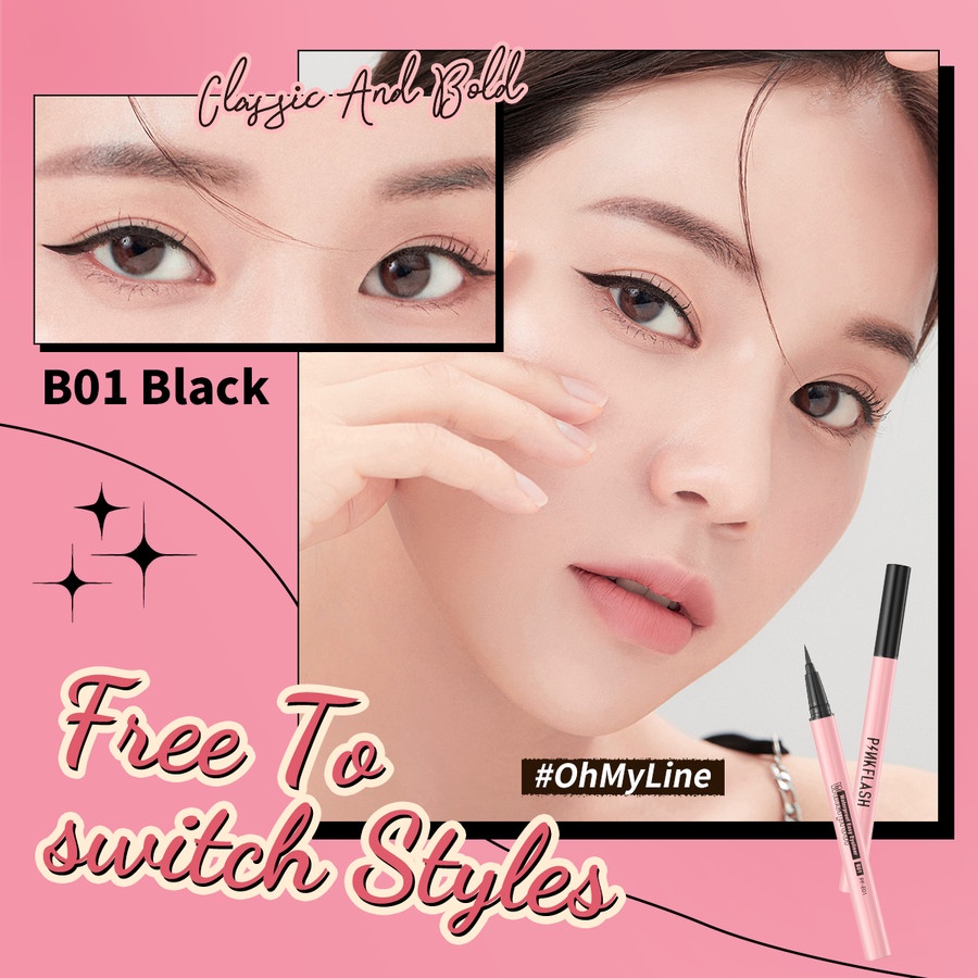 pinkflash oh my line waterproof easy eyeliner pinkflash oh my line waterproof easy eyeliner