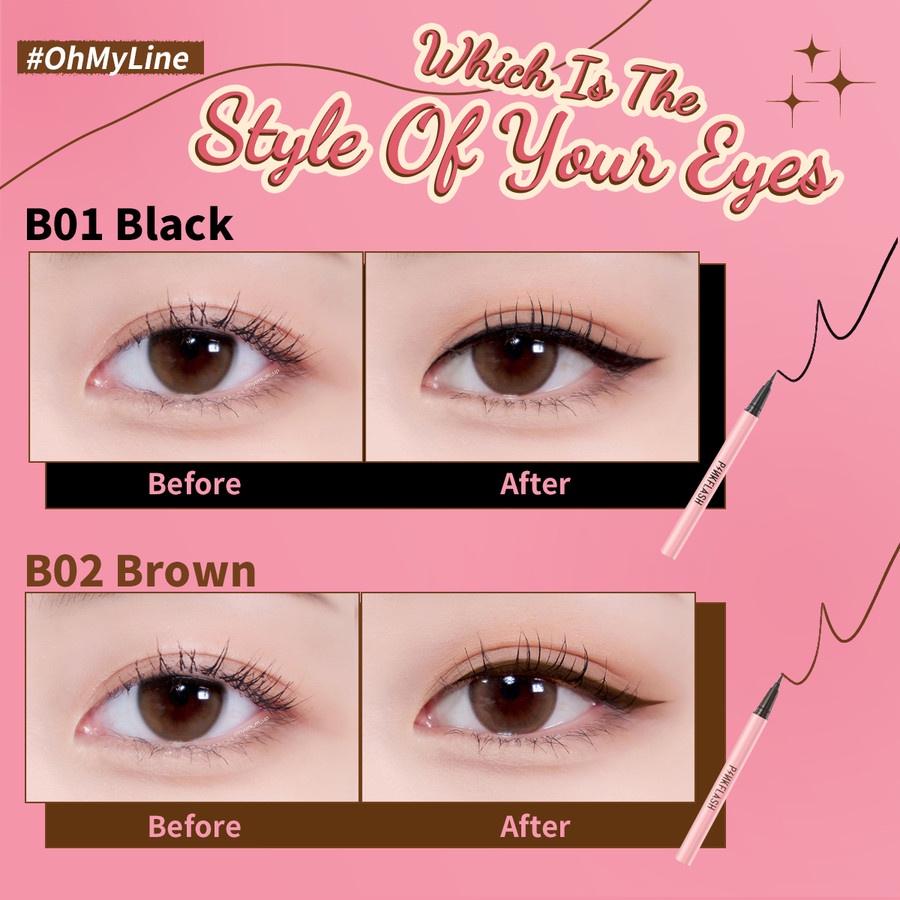 pinkflash oh my line waterproof easy eyeliner pinkflash oh my line waterproof easy eyeliner