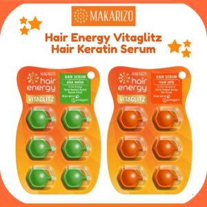 makarizo hair energy vitaglitz hair serum 6x1ml/vitamin rambut