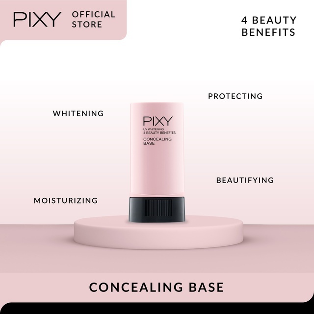 pixy concealing base 4 beauty benefits 9g/alas bedak pixy concealing base 4 beauty benefits 9g/alas bedak
