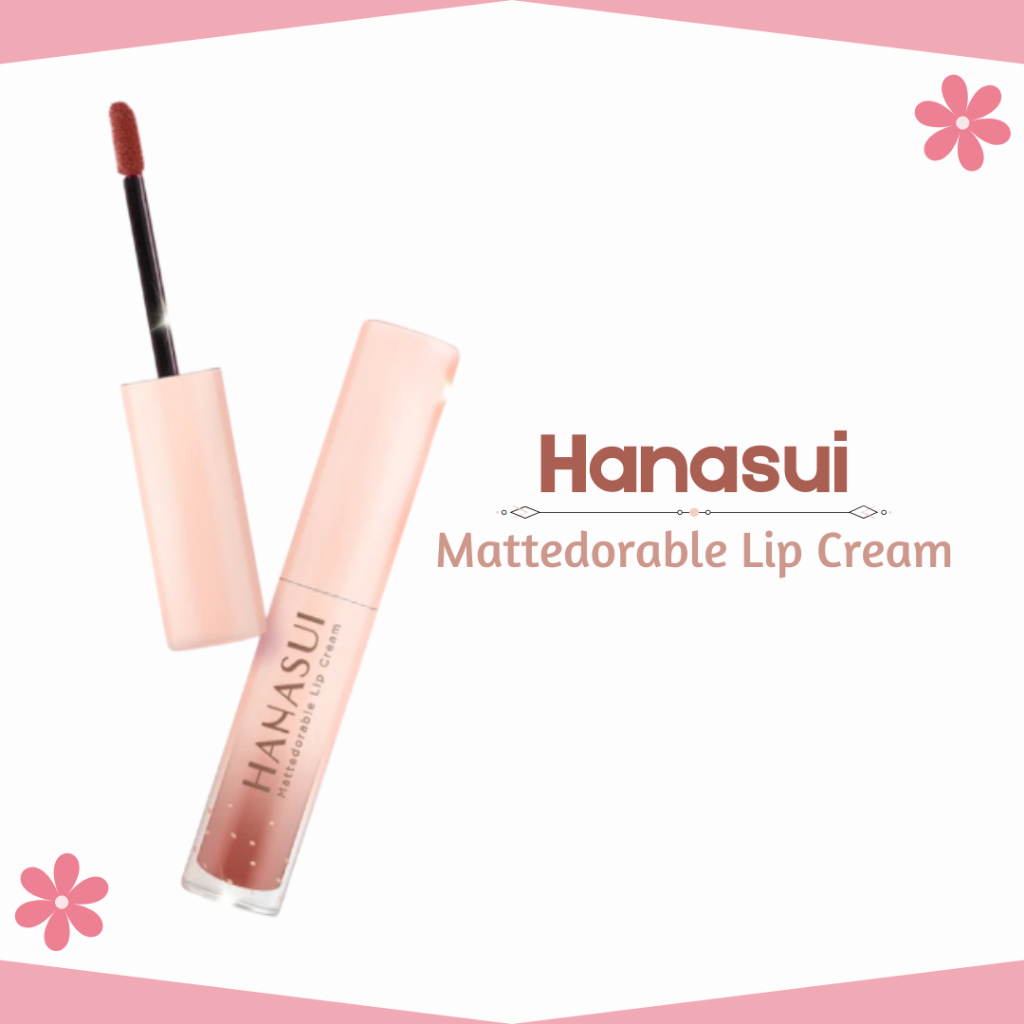 hanasui mattedorable lip cream 4g/lipstick/lip matte hanasui mattedorable lip cream 4g/lipstick/lip matte