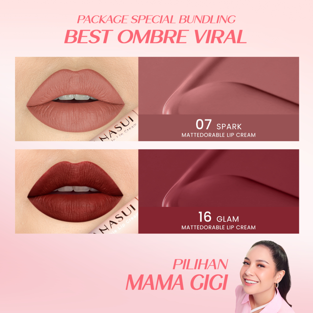hanasui mattedorable lip cream 4g/lipstick/lip matte hanasui mattedorable lip cream 4g/lipstick/lip matte