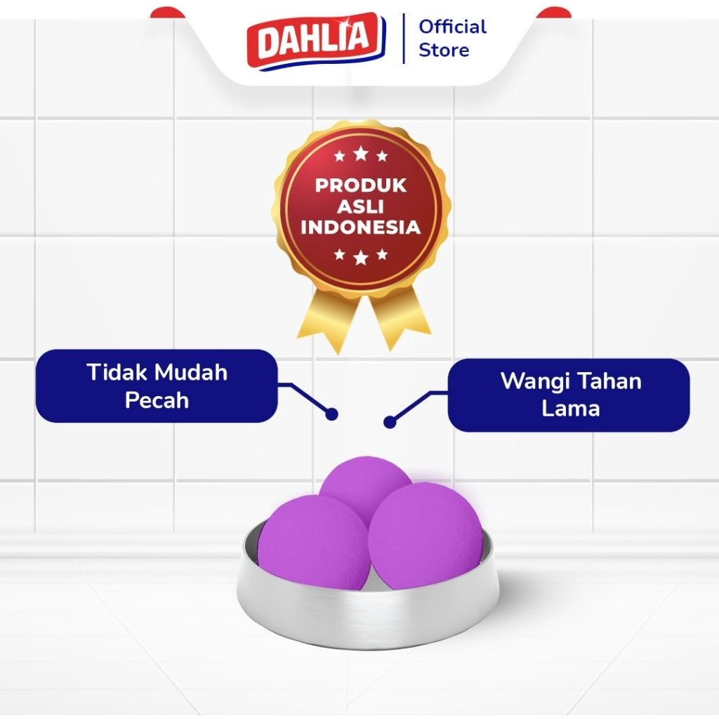 dahlia kamper toilet 5pcs 200g/pengharum kamar mandi dahlia kamper toilet 5pcs 200g/pengharum kamar mandi