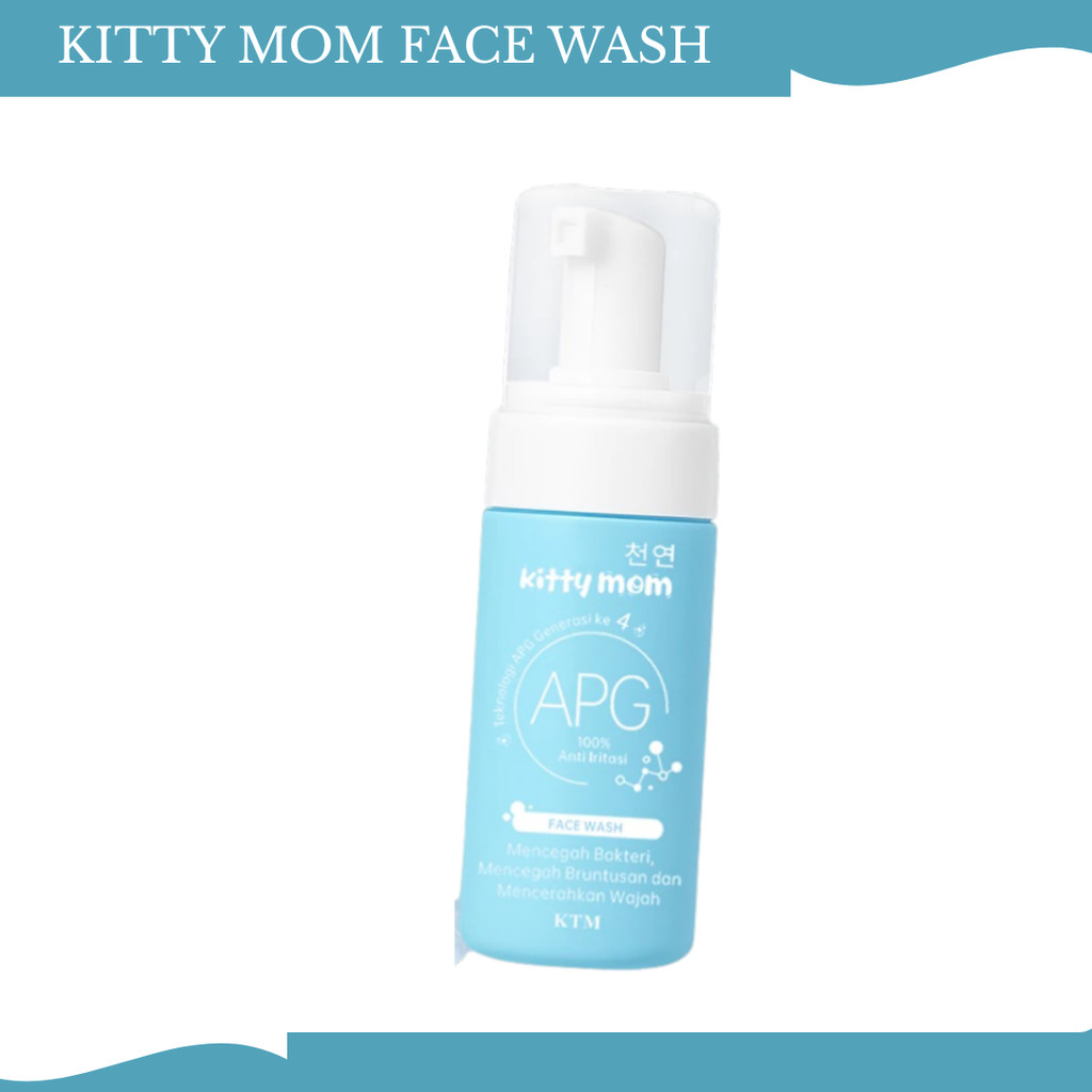 kitty mom face wash 100ml/sabun cuci muka anak kitty mom face wash 100ml/sabun cuci muka anak