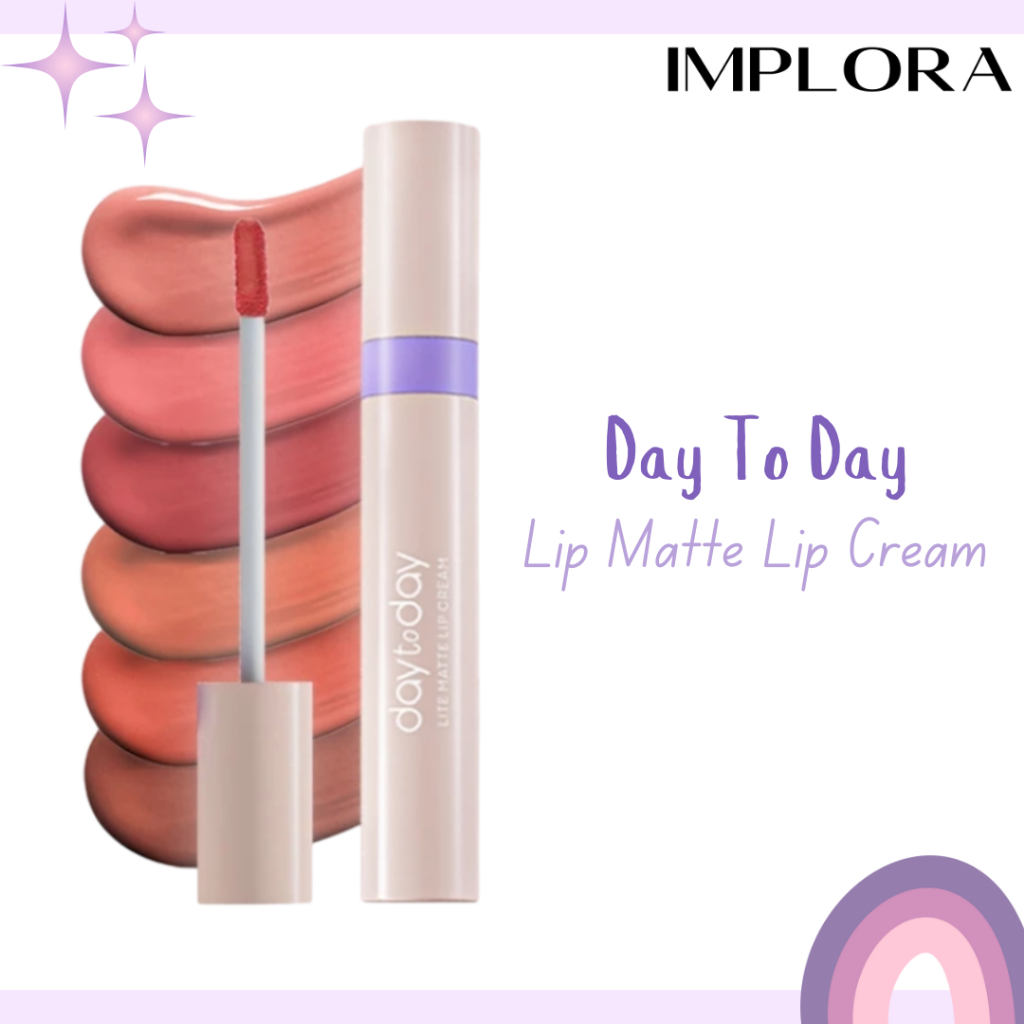 implora day to day lite matte lip cream/lipstick implora day to day lite matte lip cream/lipstick