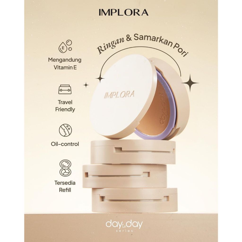 implora day to day two way cake 10g/bedak padat implora day to day two way cake 10g/bedak padat