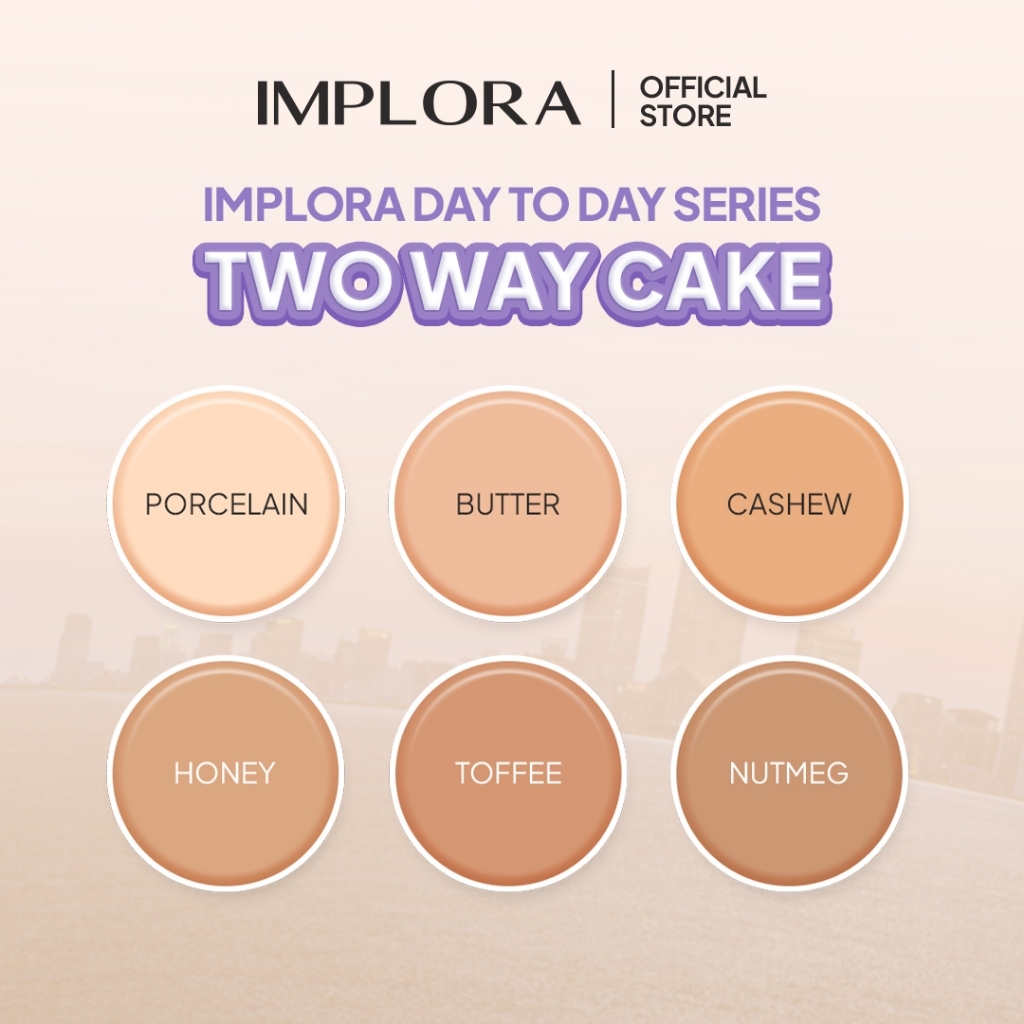 implora day to day two way cake 10g/bedak padat implora day to day two way cake 10g/bedak padat