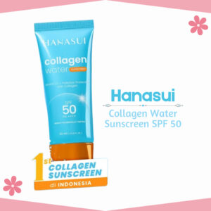 hanasui collagen water sunscreen spf 50 pa++++ 30ml/tabir surya