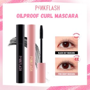 pinkflash oilproof curl mascara | day mascara | night mascara