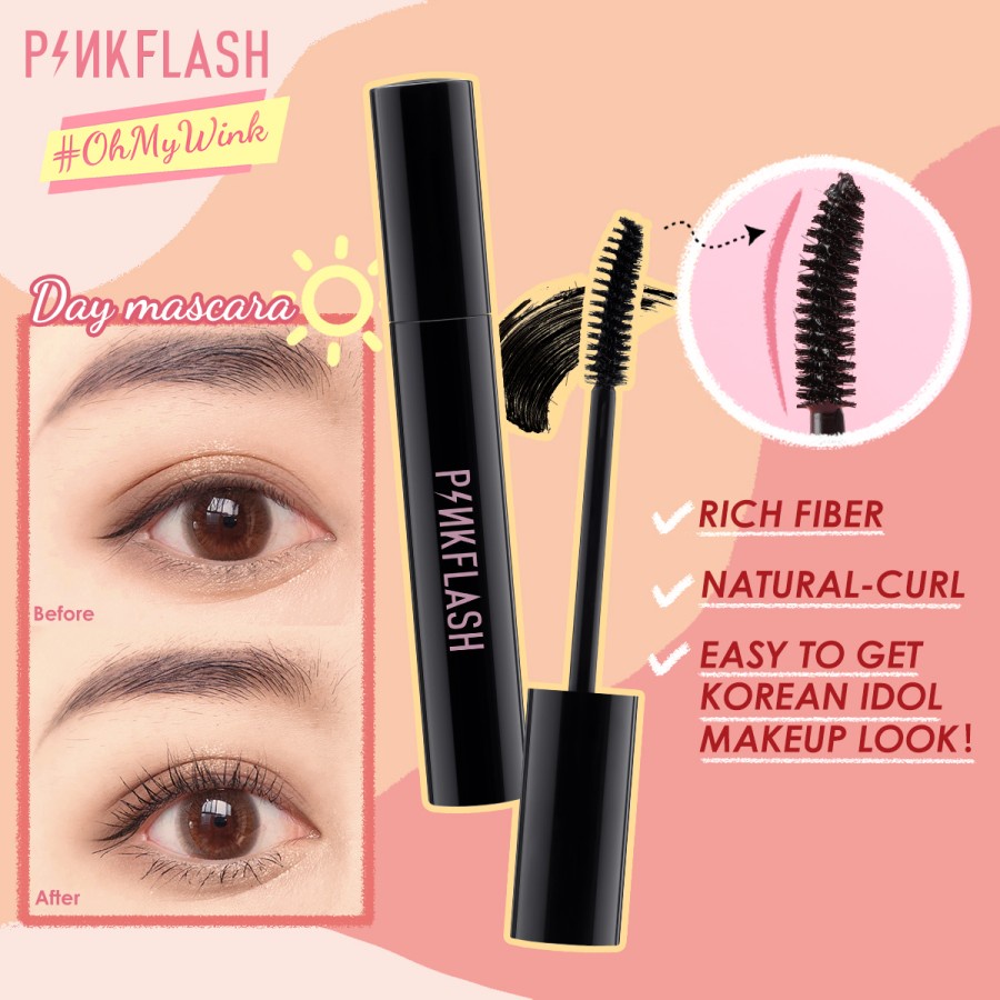 pinkflash oilproof curl mascara | day mascara | night mascara pinkflash oilproof curl mascara | day mascara | night mascara