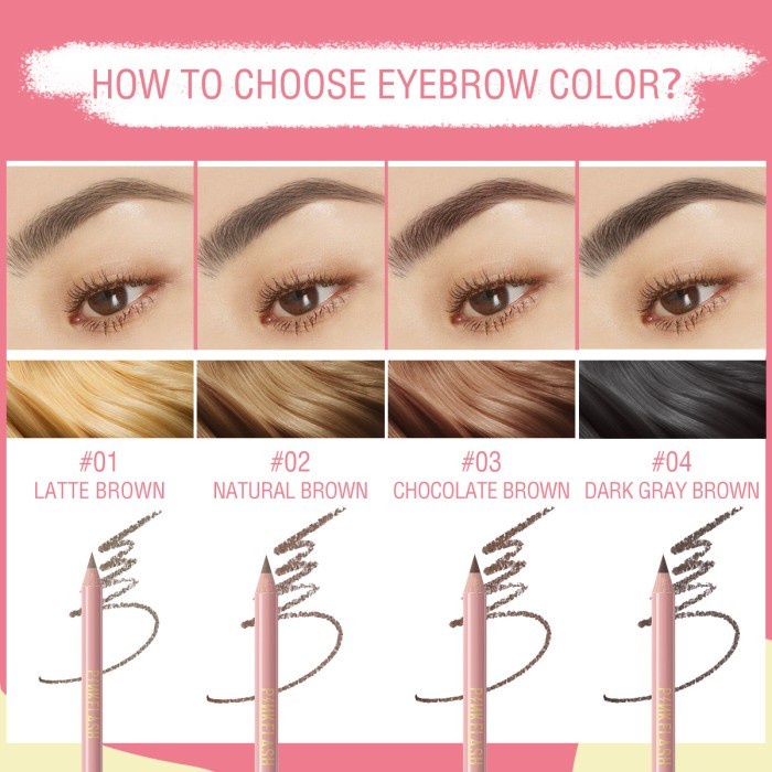 pinkflash waterproof easy eyebrow pencil pinkflash waterproof easy eyebrow pencil