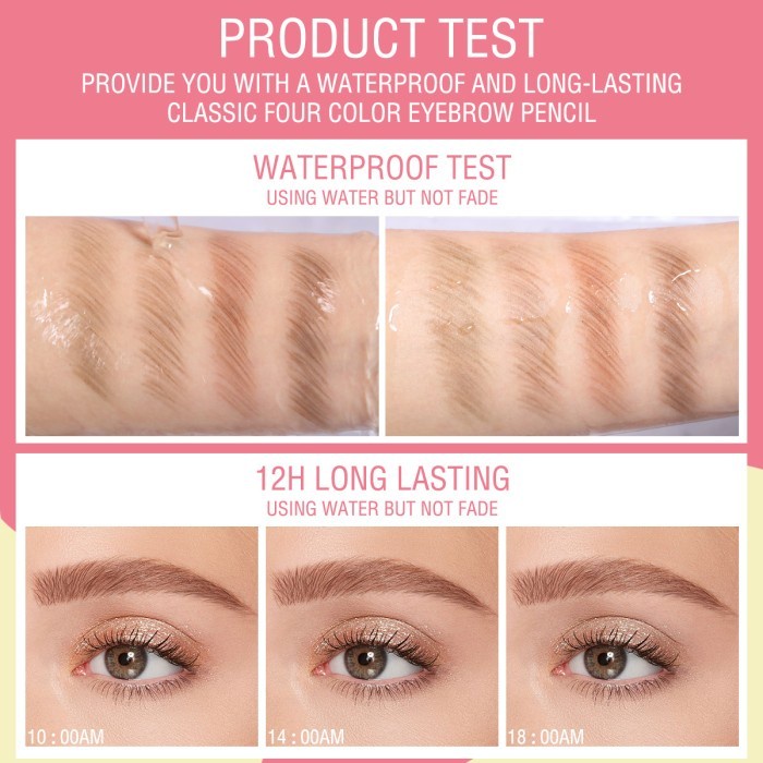 pinkflash waterproof easy eyebrow pencil pinkflash waterproof easy eyebrow pencil