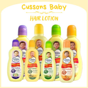 cussons baby hair lotion 100 plus 100ml and 50 plus 50ml/losion bayi