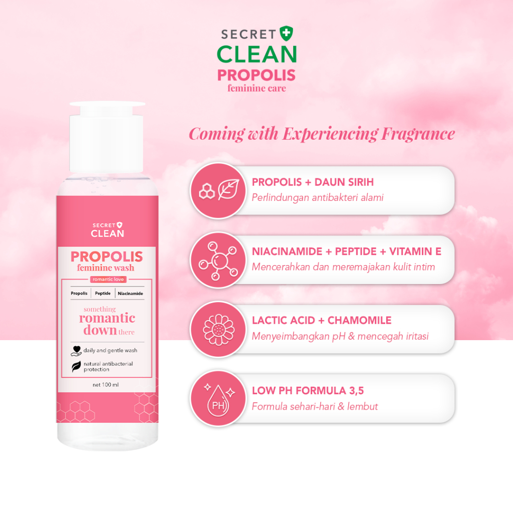 secret clean propolis feminine wash 100ml secret clean propolis feminine wash 100ml