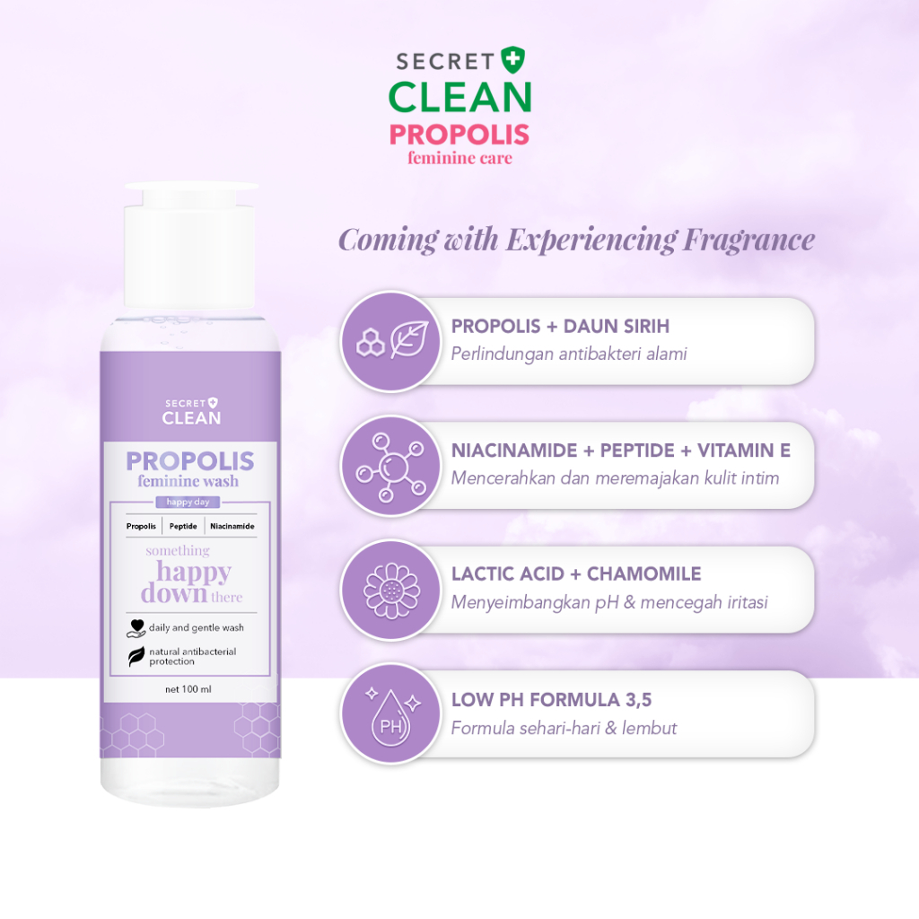 secret clean propolis feminine wash 100ml secret clean propolis feminine wash 100ml