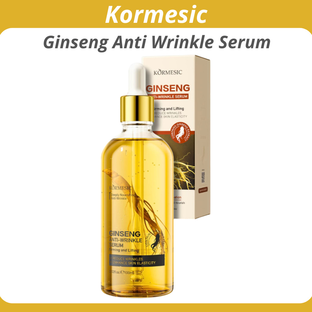kormesic ginseng anti wrinkle serum 100ml/serum wajah kormesic ginseng anti wrinkle serum 100ml/serum wajah