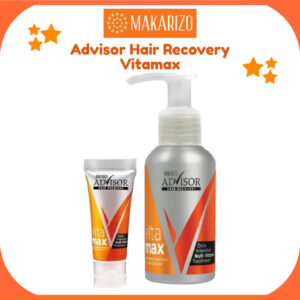 makarizo advisor hair recovery vitamax 50ml and 8ml/vitamin rambut