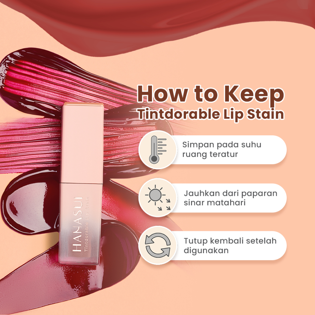 hanasui tintdorable lip stain 3.5g/lip tint hanasui tintdorable lip stain 3.5g/lip tint