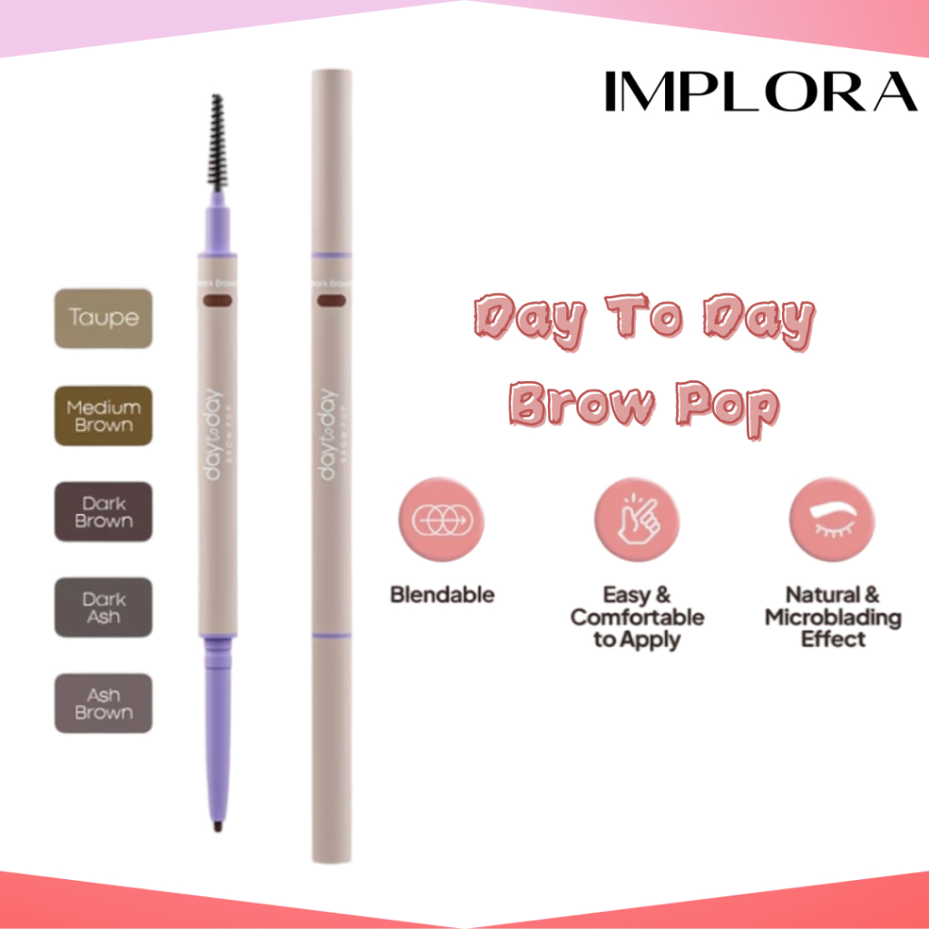 implora day to day brow pop/pensil alis implora day to day brow pop/pensil alis