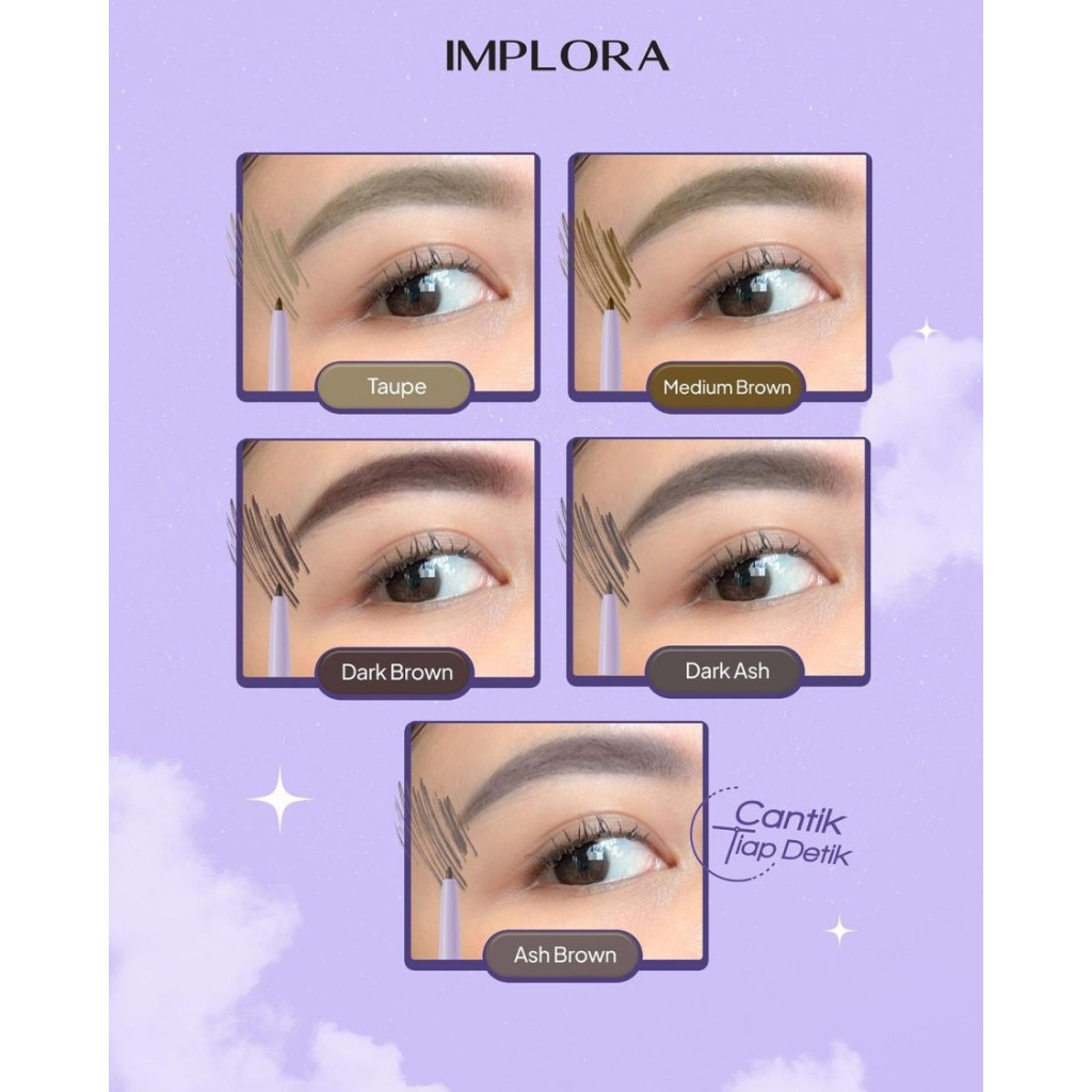 implora day to day brow pop/pensil alis implora day to day brow pop/pensil alis