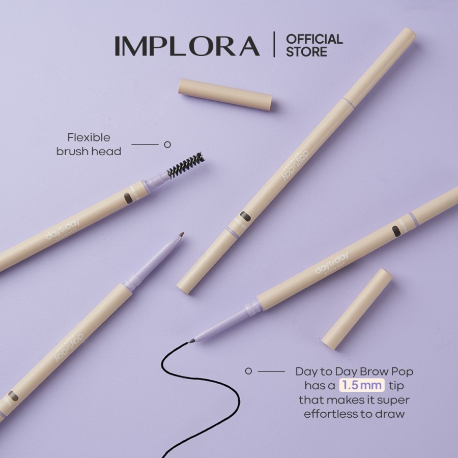implora day to day brow pop/pensil alis implora day to day brow pop/pensil alis