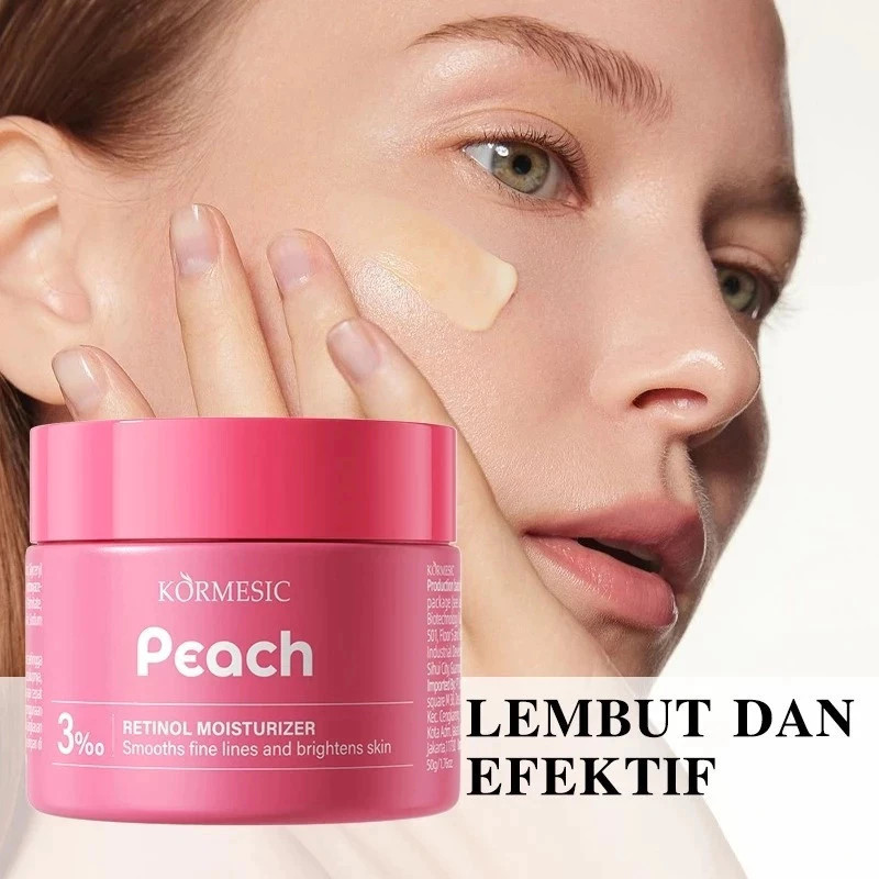 kormesic peach 3% retinol moisturizer 50g/pelembab wajah kormesic peach 3% retinol moisturizer 50g/pelembab wajah