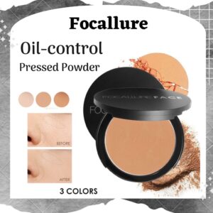 focallure oil control pressed powder matte / bedak padat