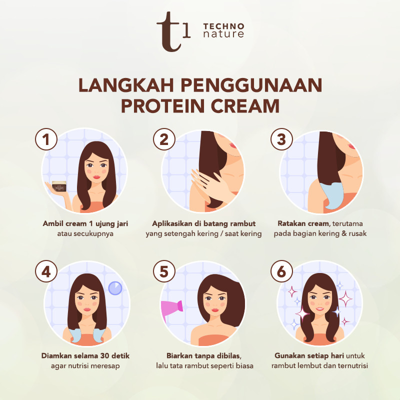 makarizo t1 techno nature protein cream 50ml/vitamin rambut makarizo t1 techno nature protein cream 50ml/vitamin rambut