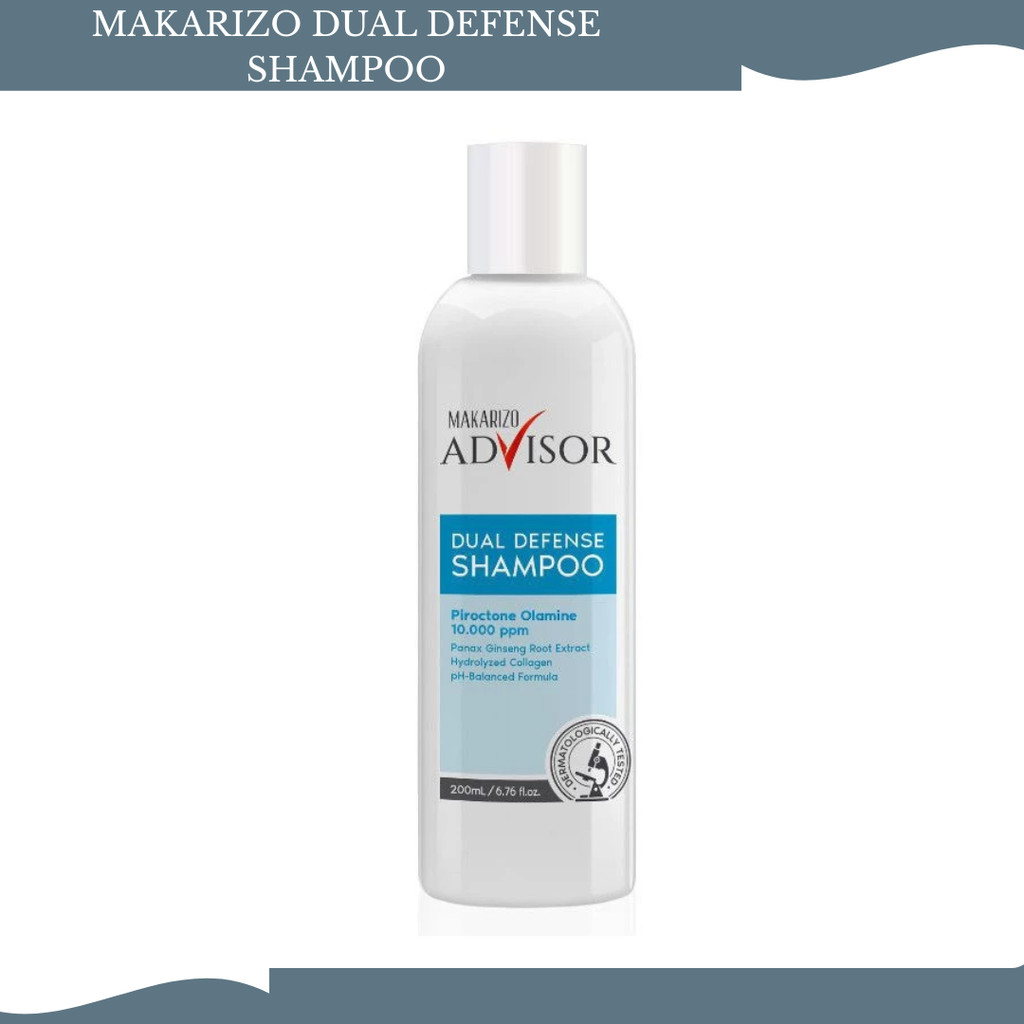 makarizo advisor dual defense shampoo 200ml/shampoo anti ketombe makarizo advisor dual defense shampoo 200ml/shampoo anti ketombe