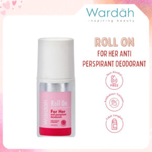 wardah roll on for her deodorant 60ml/anti perspirant