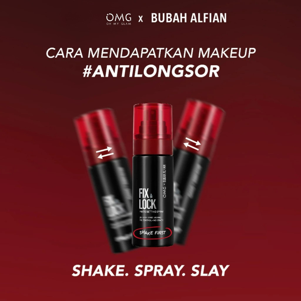 omg oh my glam fix and lock matte setting spray 60ml omg oh my glam fix and lock matte setting spray 60ml