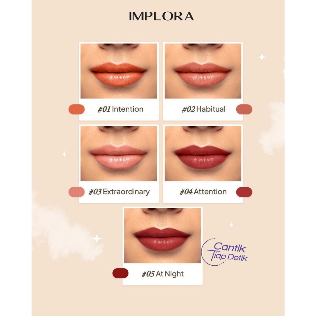 implora day to day lip bullet/keychain/lipstick implora day to day lip bullet/keychain/lipstick