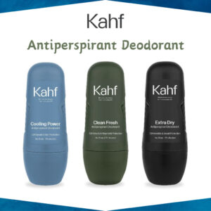 kahf antiperspirant deodorant roll on 45ml/clean fresh/cooling power/extra dry