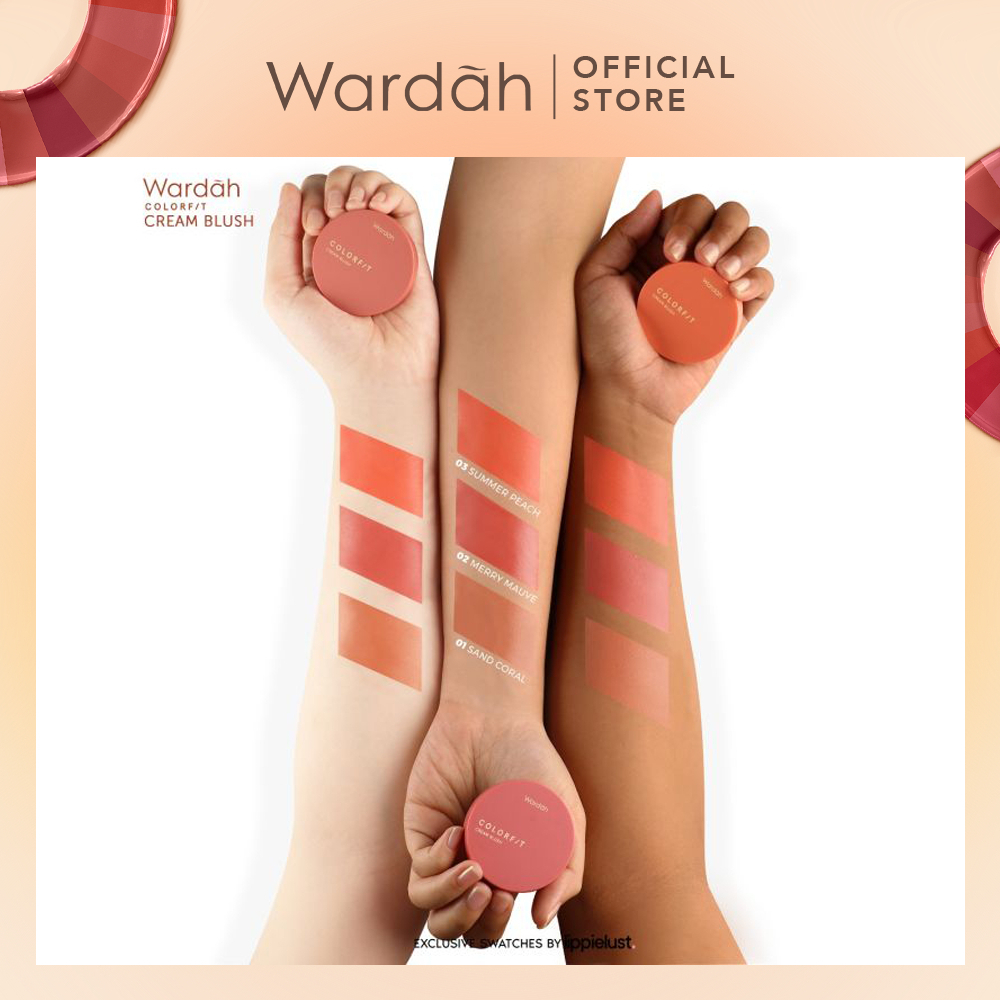 wardah colorfit cream blush | blush on wardah colorfit cream blush | blush on