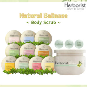 herborist natural balinese body scrub 100g & 200g/lulur badan