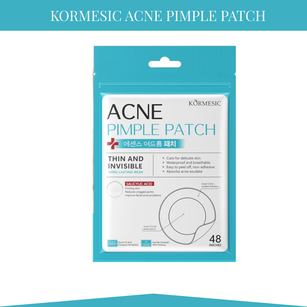 kormesic invisible serum acne patch 48patch/sticker jerawat kormesic invisible serum acne patch 48patch/sticker jerawat
