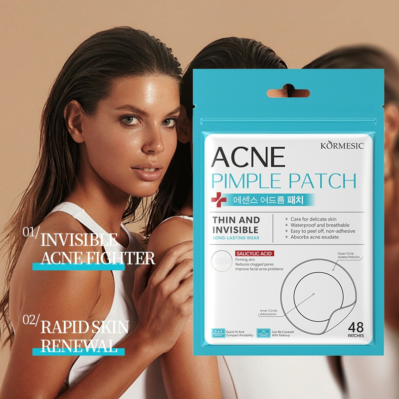 kormesic invisible serum acne patch 48patch/sticker jerawat kormesic invisible serum acne patch 48patch/sticker jerawat