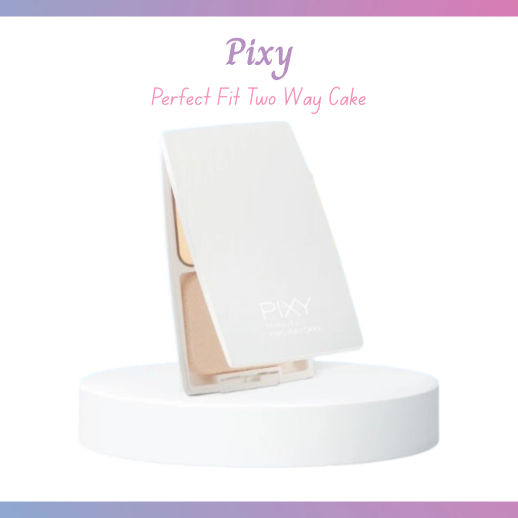 pixy perfect fit two way cake spf 30 pa+++/bedak padat pixy perfect fit two way cake spf 30 pa+++/bedak padat