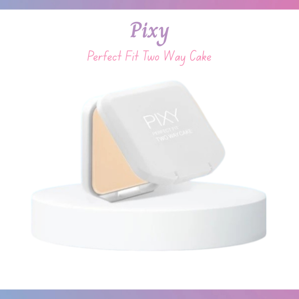 pixy perfect fit two way cake spf 30 pa+++/bedak padat pixy perfect fit two way cake spf 30 pa+++/bedak padat