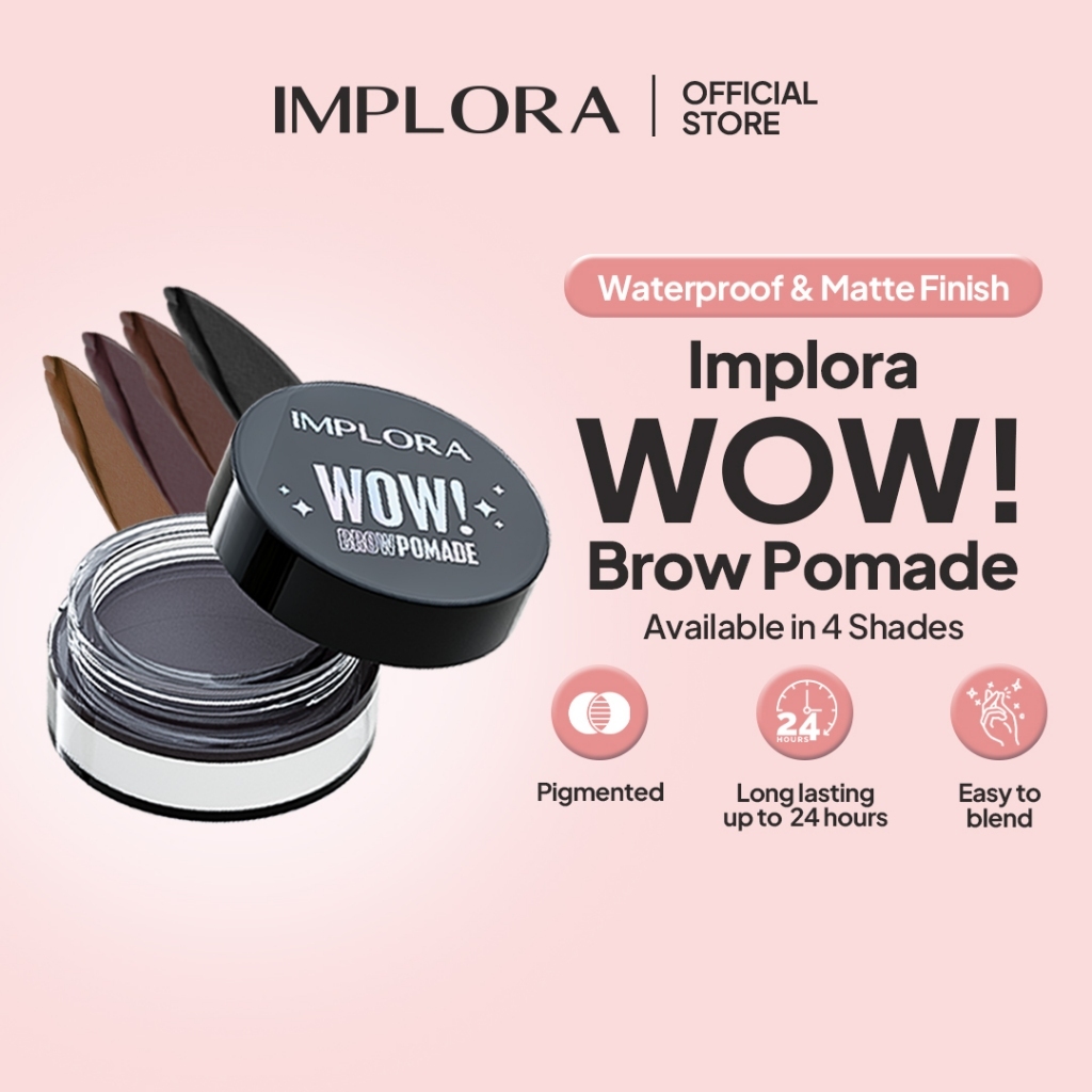 implora wow brow pomade 2.5g/pensil alis implora wow brow pomade 2.5g/pensil alis