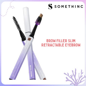 somethinc brow filler slim retractable eyebrow pencil/pensil alis