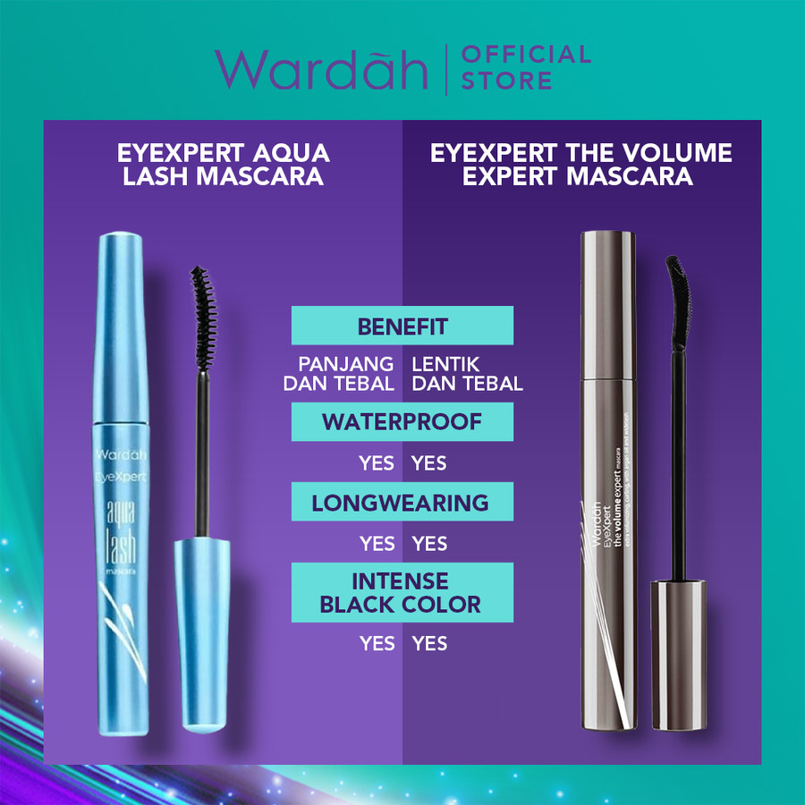 wardah eyexpert the volume expert mascara 7g | maskara wardah eyexpert the volume expert mascara 7g | maskara