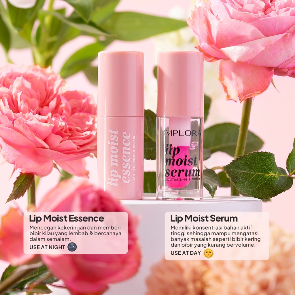implora lip moist essence & lip moist serum 2.85g/serum bibir/pelembab bibir implora lip moist essence & lip moist serum 2.85g/serum bibir/pelembab bibir