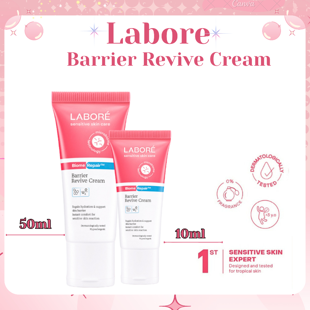 labore sensitive skincare biome repair barrier revive cream 50ml krim pelembab kulit sensitif labore sensitive skincare biome repair barrier revive cream 50ml krim pelembab kulit sensitif