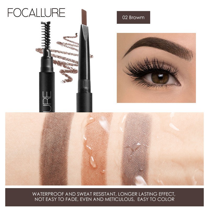 focallure waterproof long lasting eyebrow pencil focallure waterproof long lasting eyebrow pencil